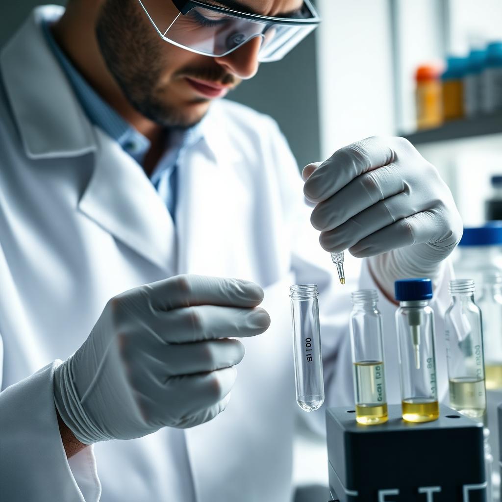 Scientist in laboratory